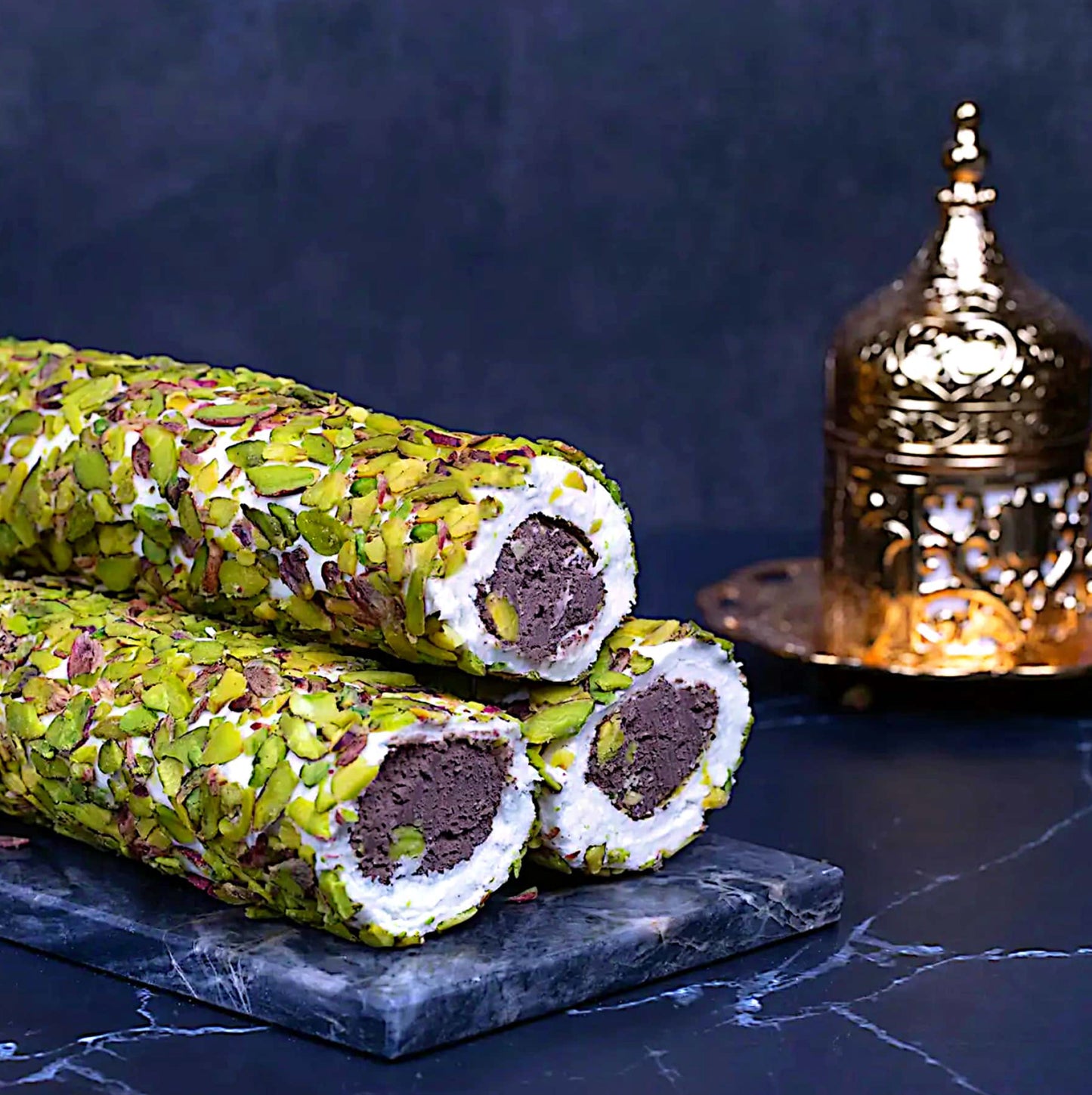 FILLET PISTACHIO COATED COCOA CREAM PISTACHIO - 100g