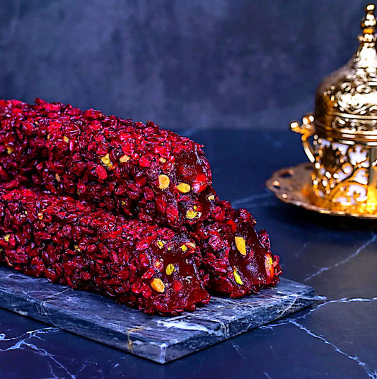 RED ROSE PETAL COATED POMEGRANATE FLAVORED 100g